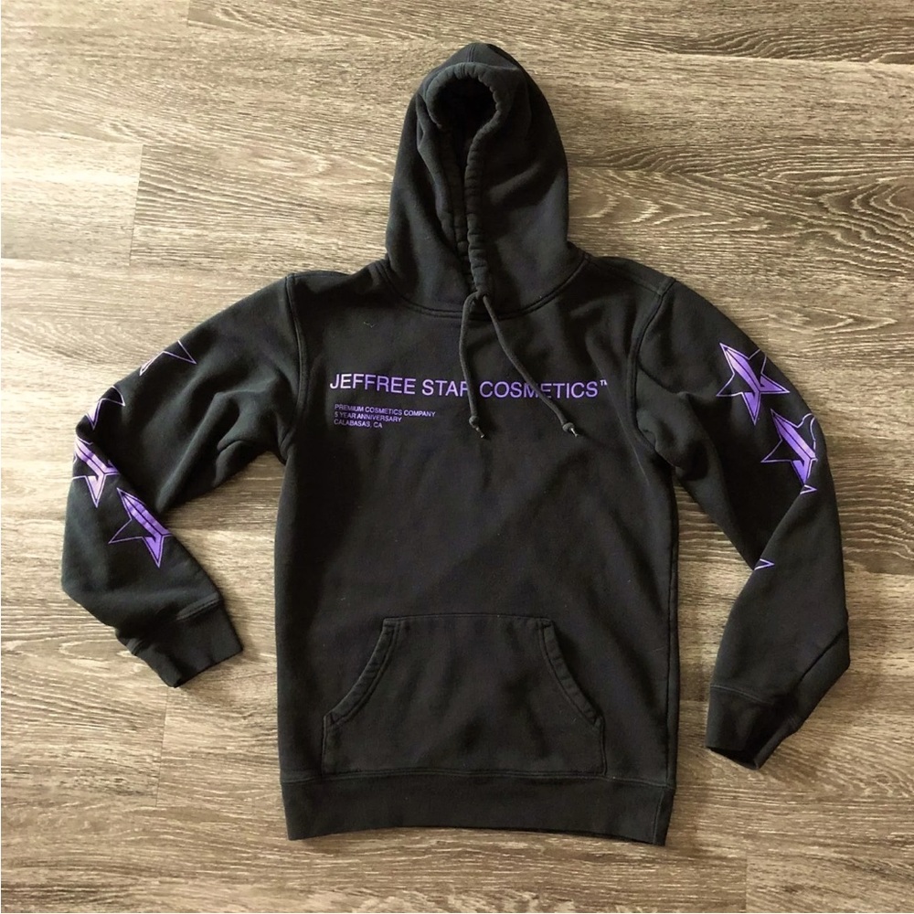 Jeffree Star Hoodie Black 5th Anniversary NWOT - Picture 3 of 6
